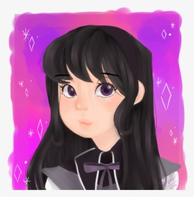 When Ever I’m Sad I Just Draw Homura Akemi To Cheer - Cartoon, HD Png Download, Transparent PNG