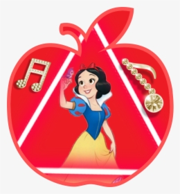 #snowwhite #snow #white #red #apple #music - Chicago Cubs, HD Png Download, Transparent PNG