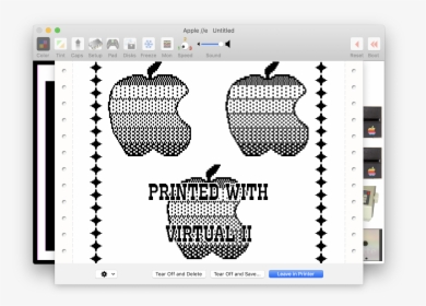 Apple Print Shop Borders, HD Png Download, Transparent PNG