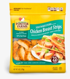 Southwestern Seasoned Chicken Breast Strips - Foster Farms Grilled Chicken Breast Strips, HD Png Download, Transparent PNG