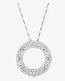 Roberto Coin Diamond Circle Pendant , Png Download - Conjunto Brinco E Colar Margarida, Transparent Png, Transparent PNG