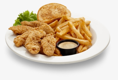 Chicken Tenders With French Fries, HD Png Download, Transparent PNG
