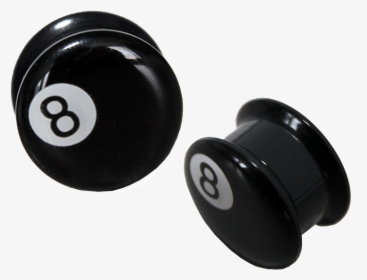 8 Ball Plug Acryl - Billiard Ball, HD Png Download, Transparent PNG
