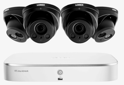 4k Ultra Hd Ip Nvr System With 2 8mp Motorized Zoom - Camera, HD Png Download, Transparent PNG