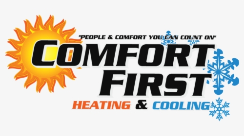 Comfort First Heating And Cooling Logo - Heating Cooling Auto Logo, HD Png Download, Transparent PNG