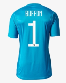 17/18 Juventus Goalkeeper Blue Football Shirt Gianluigi - Active Shirt, HD Png Download, Transparent PNG