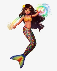 Mermaid Wiki - Serena Fin Fun Mermaid, HD Png Download, Transparent PNG