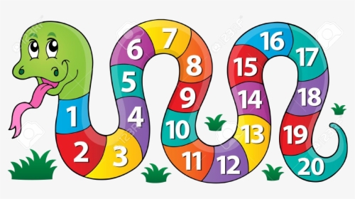 Numbers Snake With Theme Imag Clipart Transparent Png - Numbers Snake, Png Download, Transparent PNG