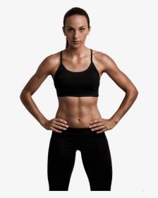 Transparent Fitness Woman Png - Women Abs, Png Download, Transparent PNG