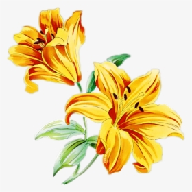 Flower Flowerbranch Flowercrown Rosesarebeautiful Yello - Watercolor Yellow Flower Png, Transparent Png, Transparent PNG