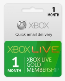 Xbox Live Gold Card Png, Transparent Png, Transparent PNG