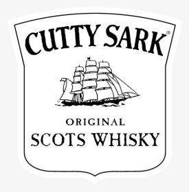 Cutty Sark Logo Black And White - Cutty Sark Whisky, HD Png Download, Transparent PNG