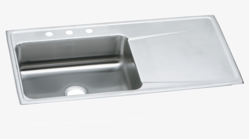 Stainless Steel Kitchen Sink With Drainboard, HD Png Download, Transparent PNG