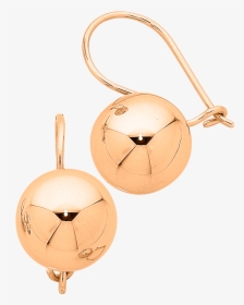Rose Gold Drop Ball Earrings Au, HD Png Download, Transparent PNG