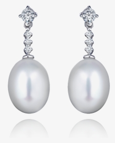Transparent Diamonds And Pearls Png - Earrings, Png Download, Transparent PNG