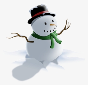 Winter, Snowman, Christmas, Snow, Cold, Scarf, Season - Mug, HD Png Download, Transparent PNG
