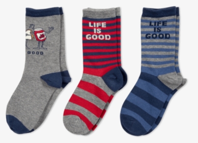 3-pack Boys Peanut Butter & Jelly Crew Socks - Sock, HD Png Download, Transparent PNG