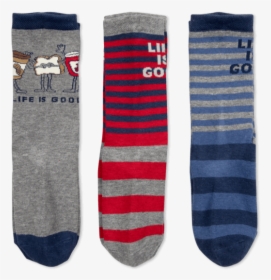 3-pack Boys Peanut Butter & Jelly Crew Socks - Hockey Sock, HD Png Download, Transparent PNG