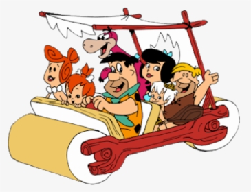 Car Clipart Flintstones - Flintstones In The Car, HD Png Download, Transparent PNG