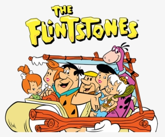 Flintstones Characters Barney Rubble In Car Hd Png Download Transparent Png Image Pngitem - flintstones car roblox