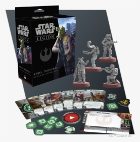 Star Wars Legion Rebel Troopers Upgrade Expansion, HD Png Download, Transparent PNG