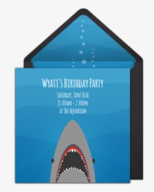 Online Shark Birthday Invitations, HD Png Download, Transparent PNG