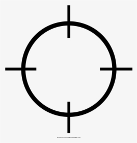 Crosshair Coloring Page - Loaded Precision Products, HD Png Download, Transparent PNG