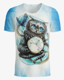 Cheshire Cat Alice In Wonderland 3d T-shirt , Png Download - Cheshire Cat Alice In Wonderland, Transparent Png, Transparent PNG