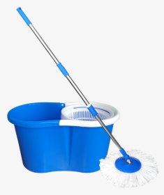 Mop And Bucket - Mop, HD Png Download, Transparent PNG