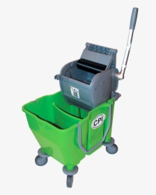 One-piece Divided Mop Bucket - Mop, HD Png Download, Transparent PNG