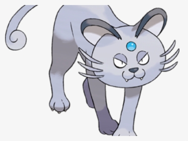 Transparent Scared Cat Clipart - Pokemon Alola Forms Persian, HD Png Download, Transparent PNG