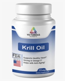 Krill Oil 30 Softgels - Shark, HD Png Download, Transparent PNG