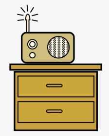 Turn On The Radio Cartoon Clipart , Png Download - Radio Cartoon Png, Transparent Png, Transparent PNG