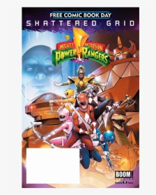 Free Comic Book Day - Shattered Grid Mighty Morphin Power Rangers Comic, HD Png Download, Transparent PNG
