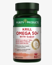 Krill Omega 50 100 Mg Co-q10 - Purity Products Vital Brilliance, HD Png Download, Transparent PNG