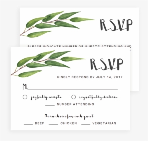 Template Rsvp Wedding Résumé Party - Clip Art, HD Png Download, Transparent PNG