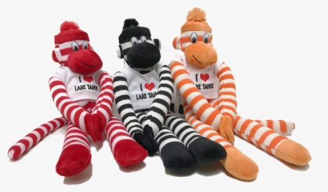Souvenir Plush Stuffed Sock Jailbird Monkey, I Love - Stuffed Toy, HD Png Download, Transparent PNG