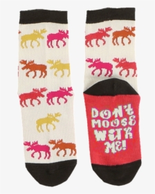 Don T Moose With Me Pink - Hockey Sock, HD Png Download, Transparent PNG