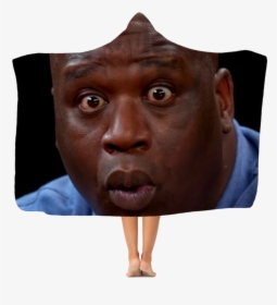 Shaquille O Neal Eating Hot Wings Classic Adult Hooded - Shaq O Neal Face, HD Png Download, Transparent PNG