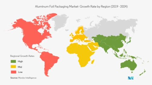 Aluminum Foil Packaging Market - Ulcerative Colitis Prevalence Rate, HD Png Download, Transparent PNG