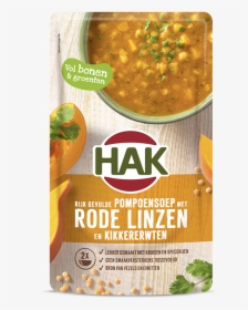 Pumpkin Soup With Red Lentils And Chickpeas - Hak Soep In Zak, HD Png Download, Transparent PNG