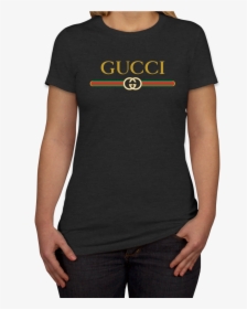 Awesome Gucci Logo Print Women S T-shirt - Gucci T Shirt Full Hd, HD Png Download, Transparent PNG