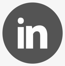 Social Linkedin Circle Gray-32 - Circle, HD Png Download, Transparent PNG