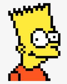 Dessin Pixel Bart Simpson, HD Png Download, Transparent PNG