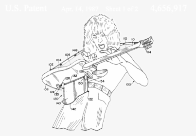 Guitar Patent - Illustration, HD Png Download, Transparent PNG