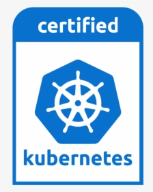 Logo In Blau-weiß Mit Aufschrift Certified Kubernetes - Kubernetes Certified, HD Png Download, Transparent PNG