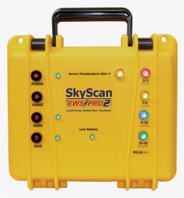 Transparent Yellow Lightning Png - Skyscan Lightning Detector, Png Download, Transparent PNG