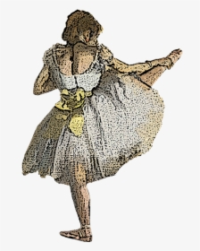Ballet Dancer Degas Edgar Degas Dancers Practicing - Illustration, HD Png Download, Transparent PNG