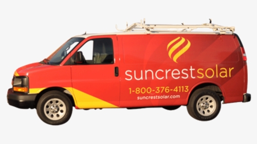 Chevy Van Wrap 3m Vehicle Wrap For Suncrest Solar Fleet - Compact Van, HD Png Download, Transparent PNG