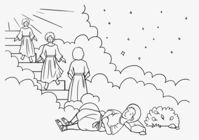 Jacobs Ladder Coloring Page, HD Png Download, Transparent PNG